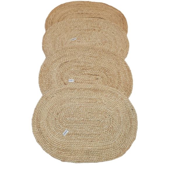 Crate&Barrel Dining Nwt Crate Barrel Rattan Wicker Oval Placemats Set Of 4 Poshmark
